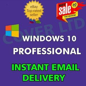 Win 10 Pro 32/64 bits Key Full version Windows